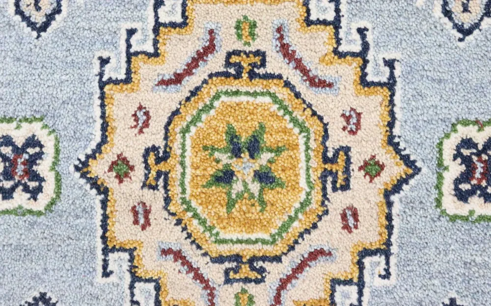 Løper Orientalsk teppe - 300 x 82 cm - lyseblå