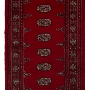 Løper Pakistan teppe - 182 x 80 cm - rød