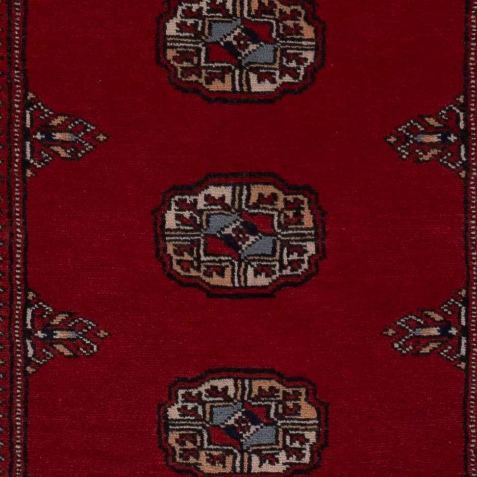 Løper Pakistan teppe - 186 x 75 cm - rød
