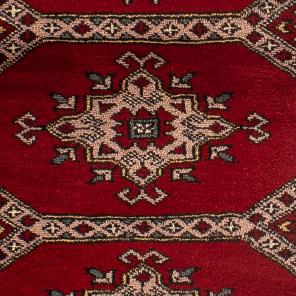 Løper Pakistan teppe - 192 x 64 cm - mørk rød