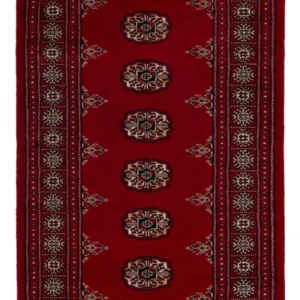 Løper Pakistan teppe - 195 x 83 cm - rød