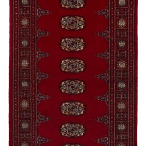 Løper Pakistan teppe - 198 x 79 cm - rød