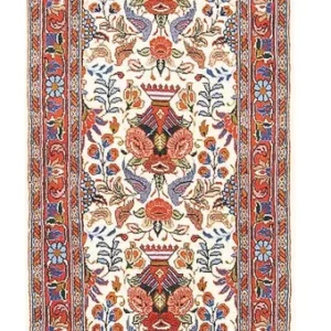 Løper Persisk teppe - Bijar - 160 x 50 cm - beige