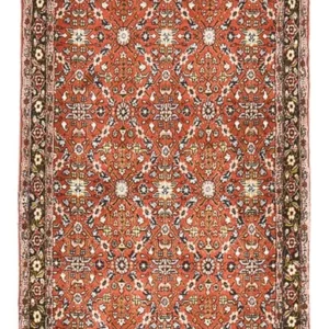 Løper Persisk teppe - Bijar - 200 x 80 cm - rust