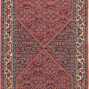 Løper Persisk teppe - Bijar - 200 x 78 cm - rust