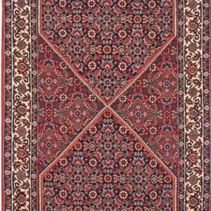 Løper Persisk teppe - Bijar - 200 x 75 cm - rust