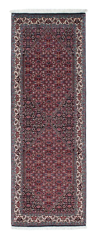 Løper Persisk teppe - Bijar - 205 x 73 cm - mørkeblå