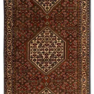Løper Persisk teppe - Bijar - 214 x 77 cm - brun