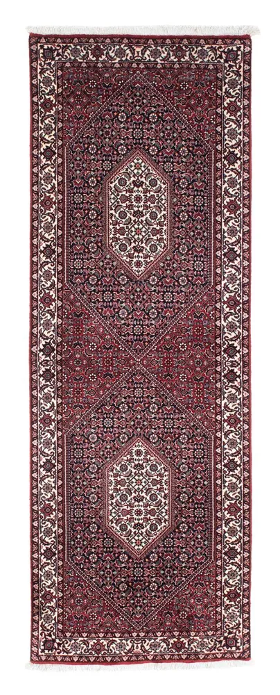 Løper Persisk teppe - Bijar - 223 x 73 cm - rød