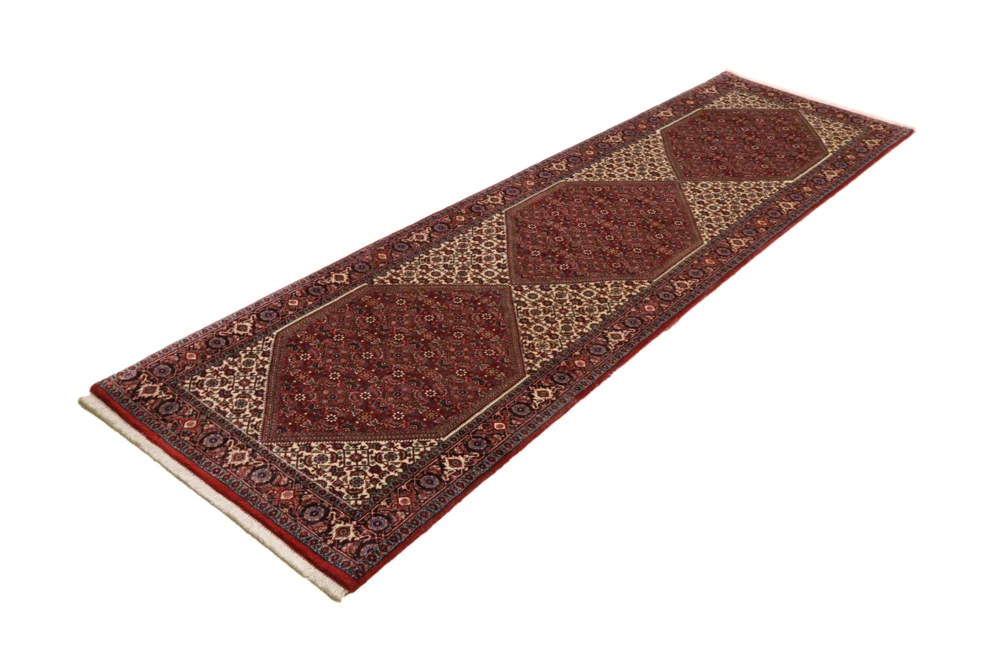 Løper Persisk teppe - Bijar - 295 x 88 cm - rust