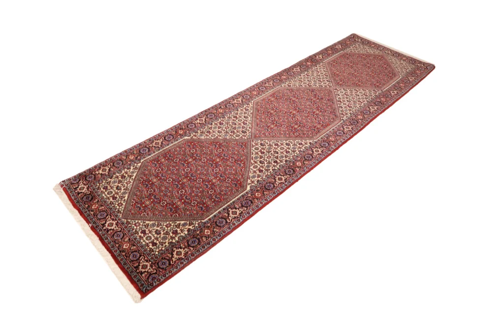Løper Persisk teppe - Bijar - 295 x 88 cm - rust