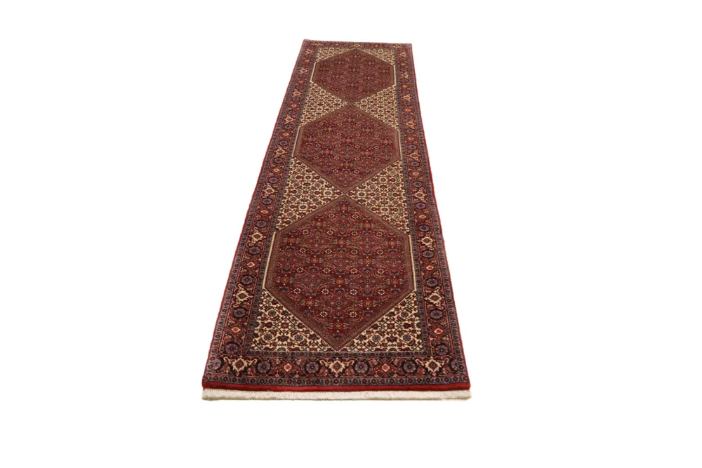 Løper Persisk teppe - Bijar - 295 x 88 cm - rust