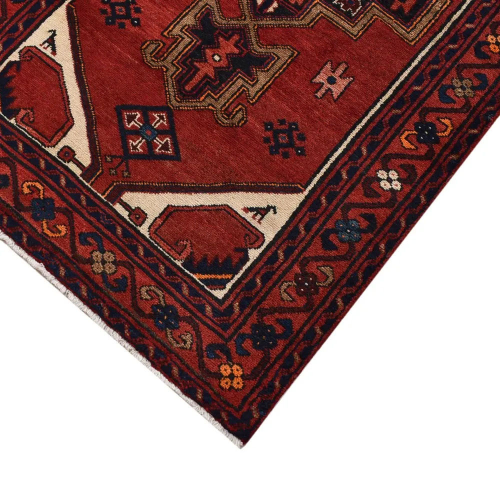 Løper Persisk teppe - Bijar - 298 x 102 cm - rød