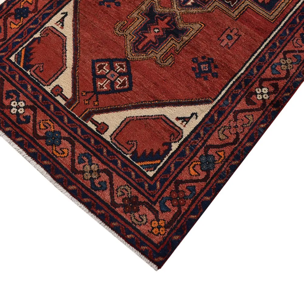 Løper Persisk teppe - Bijar - 300 x 102 cm - rød