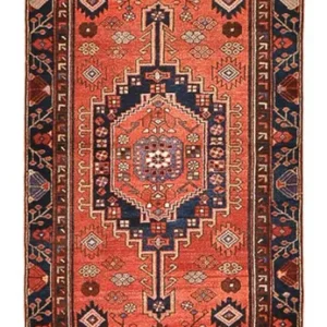 Løper Persisk teppe - Bijar - 300 x 98 cm - rød