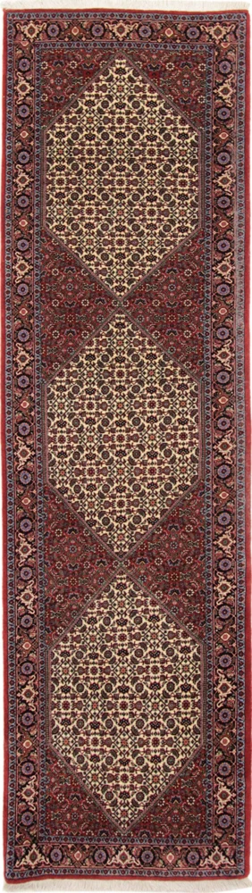 Løper Persisk teppe - Bijar - 300 x 85 cm - rust