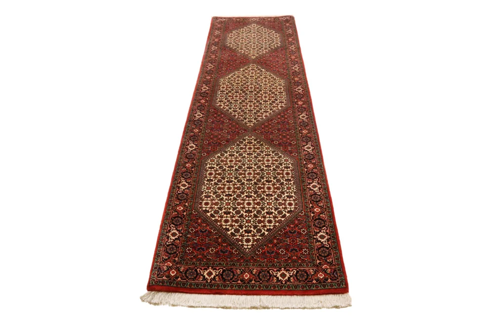 Løper Persisk teppe - Bijar - 300 x 85 cm - rust