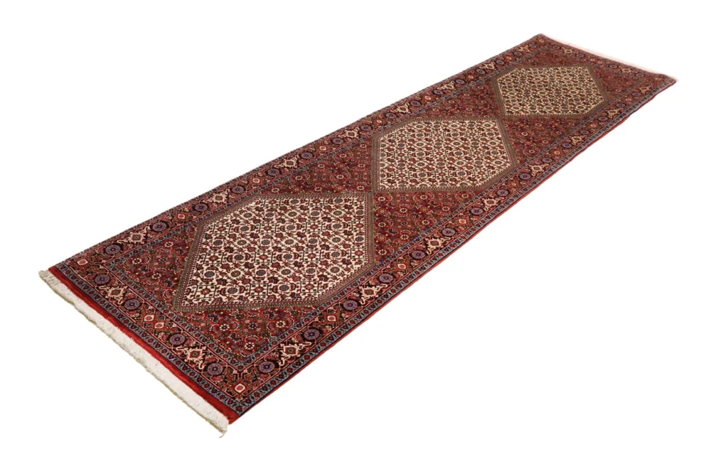 Løper Persisk teppe - Bijar - 300 x 83 cm - rust