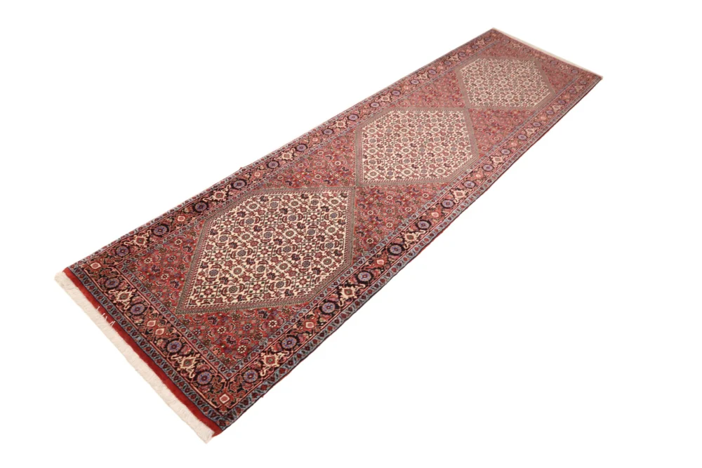 Løper Persisk teppe - Bijar - 300 x 83 cm - rust