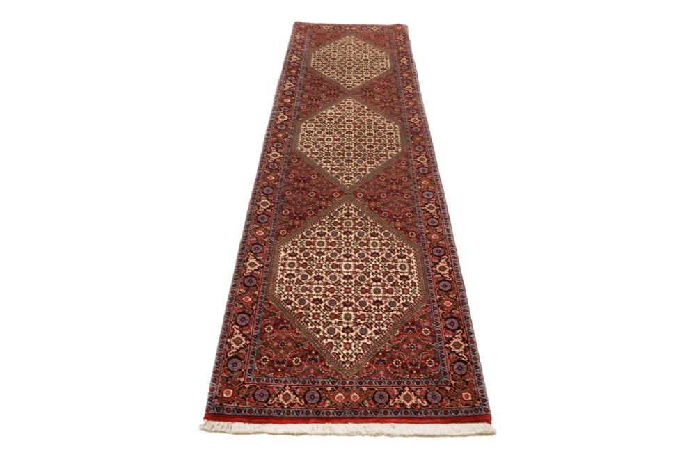 Løper Persisk teppe - Bijar - 300 x 83 cm - rust
