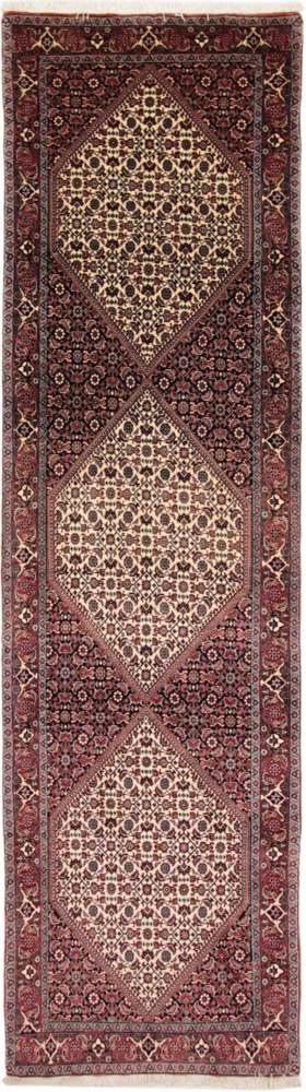 Løper Persisk teppe - Bijar - 300 x 88 cm - rust