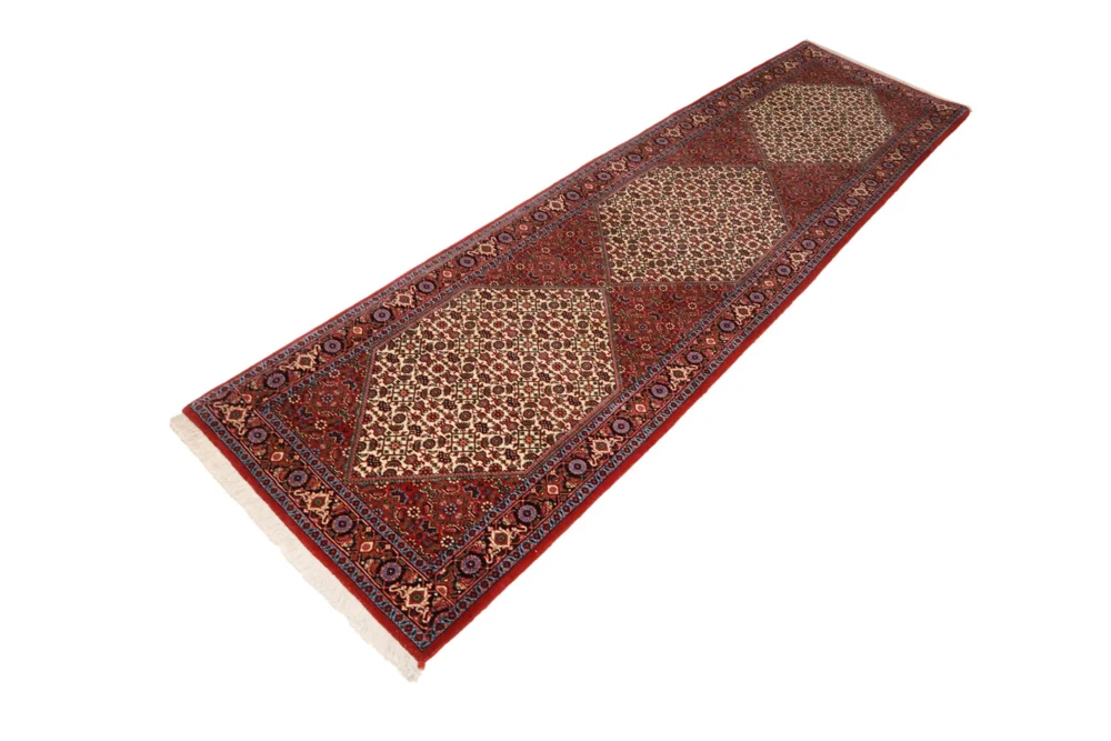 Løper Persisk teppe - Bijar - 300 x 88 cm - rust