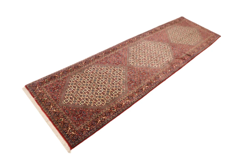 Løper Persisk teppe - Bijar - 300 x 88 cm - rust
