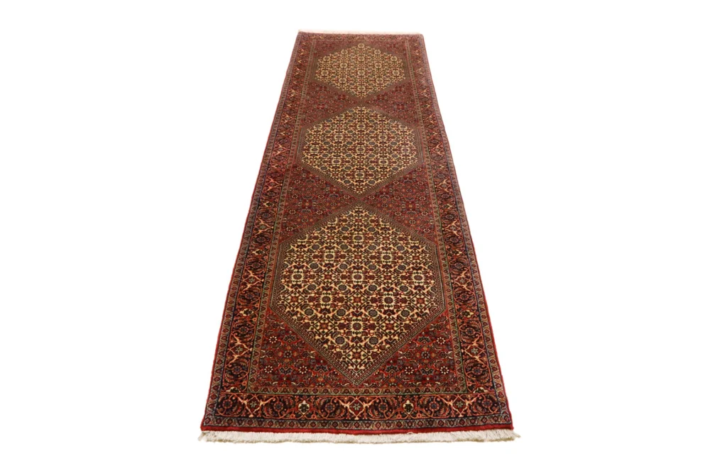 Løper Persisk teppe - Bijar - 300 x 88 cm - rust