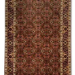 Løper Persisk teppe - Bijar - 301 x 87 cm - rød