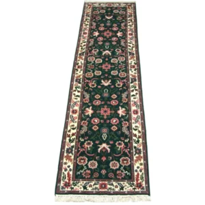 Løper Persisk teppe - Bijar - 303 x 78 cm - blå