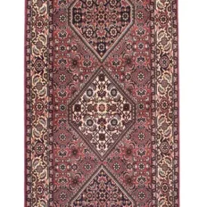 Løper Persisk teppe - Bijar - 310 x 83 cm - lys rød