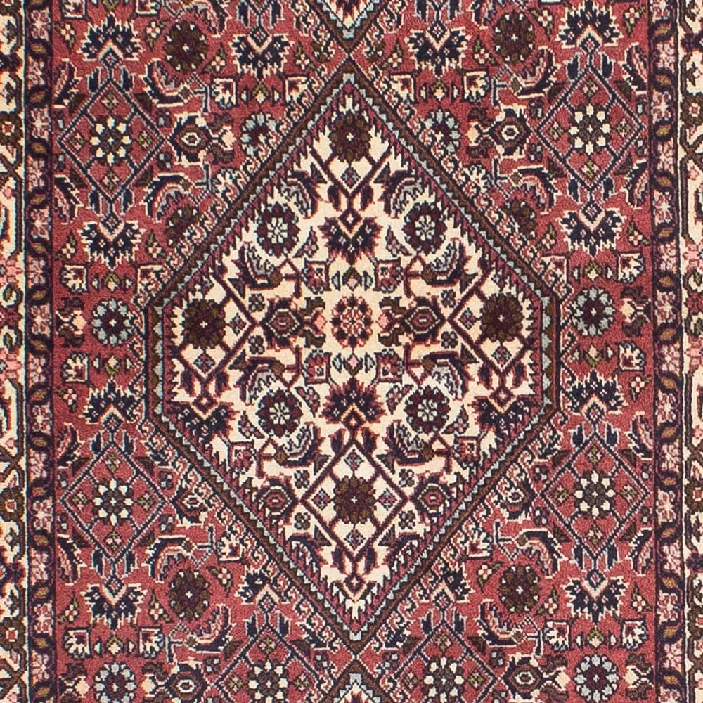 Løper Persisk teppe - Bijar - 310 x 83 cm - lys rød