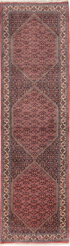 Løper Persisk teppe - Bijar - 325 x 92 cm - rust