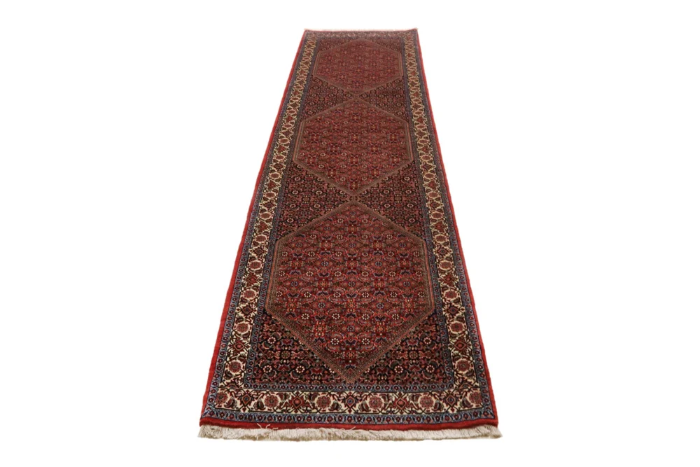 Løper Persisk teppe - Bijar - 325 x 92 cm - rust