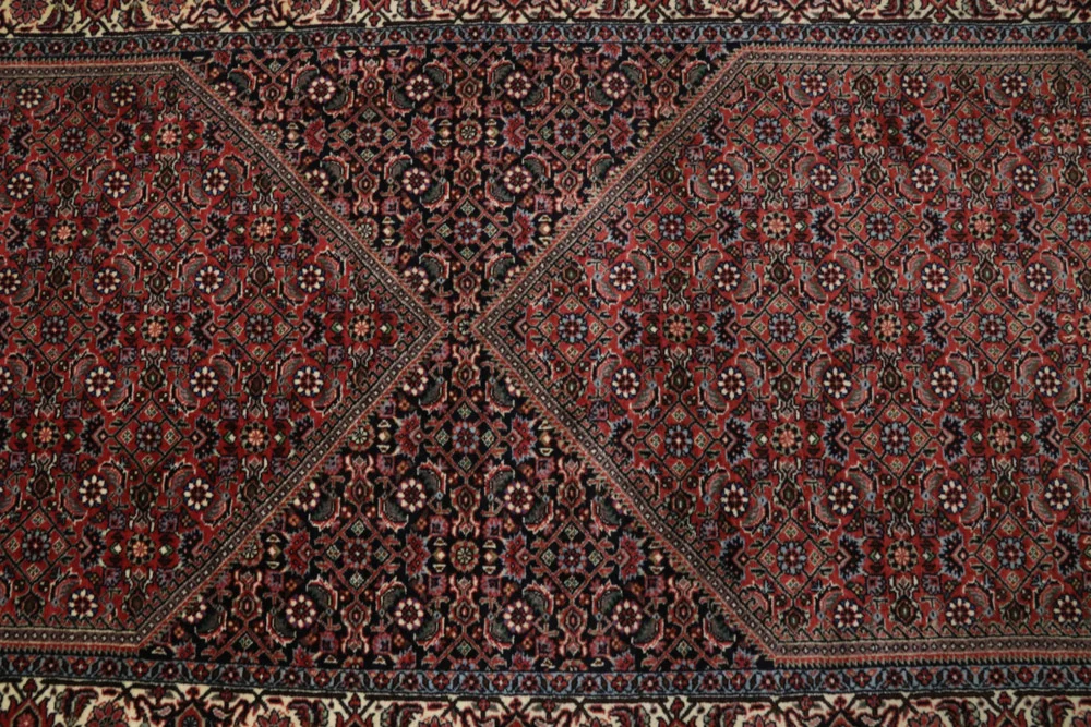 Løper Persisk teppe - Bijar - 325 x 92 cm - rust