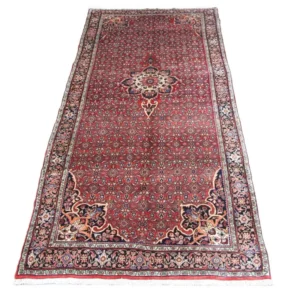 Løper Persisk teppe - Bijar - 350 x 170 cm - rød