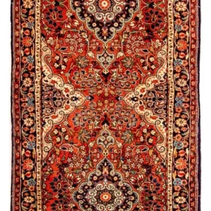 Løper Persisk teppe - Bijar - Royal - 207 x 77 cm - lys rød