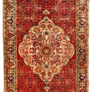 Løper Persisk teppe - Bijar - Royal - 294 x 86 cm - rød