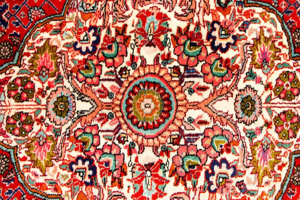 Løper Persisk teppe - Bijar - Royal - 294 x 86 cm - rød