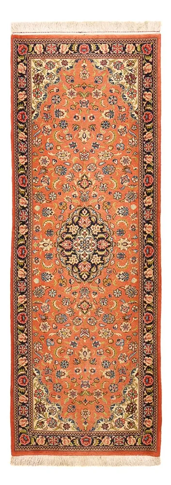Løper Persisk teppe - Ghom - 195 x 71 cm - oransje