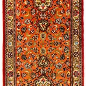 Løper Persisk teppe - Ghom - 213 x 70 cm - oransje