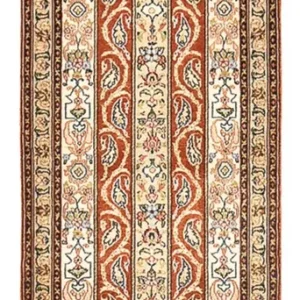 Løper Persisk teppe - Ghom - Royal - 150 x 51 cm - mørk beige
