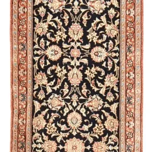 Løper Persisk teppe - Ghom - Royal - 150 x 52 cm - mørkeblå