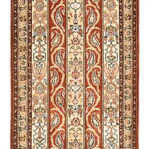 Løper Persisk teppe - Ghom - Royal - 151 x 52 cm - mørk beige