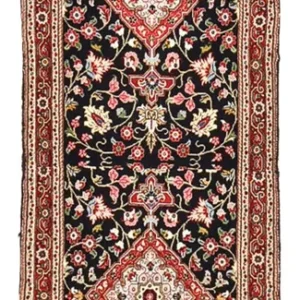 Løper Persisk teppe - Ghom - Royal - 182 x 55 cm - mørkeblå
