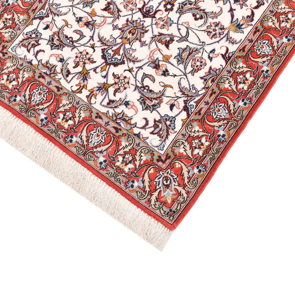 Løper Persisk teppe - Isfahan - premium - 190 x 70 cm - mørk beige