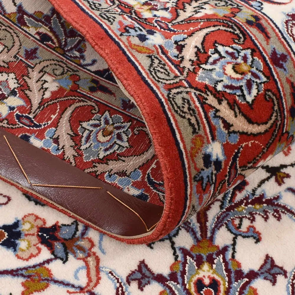 Løper Persisk teppe - Isfahan - premium - 190 x 70 cm - mørk beige