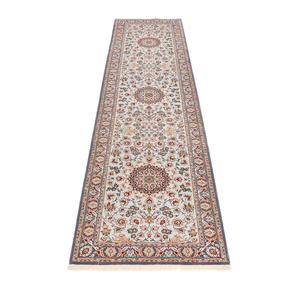 Løper Persisk teppe - Isfahan - premium - 313 x 83 cm - rust