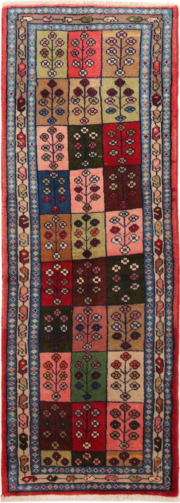 Løper Persisk teppe - klassisk - 185 x 65 cm - flerfarget