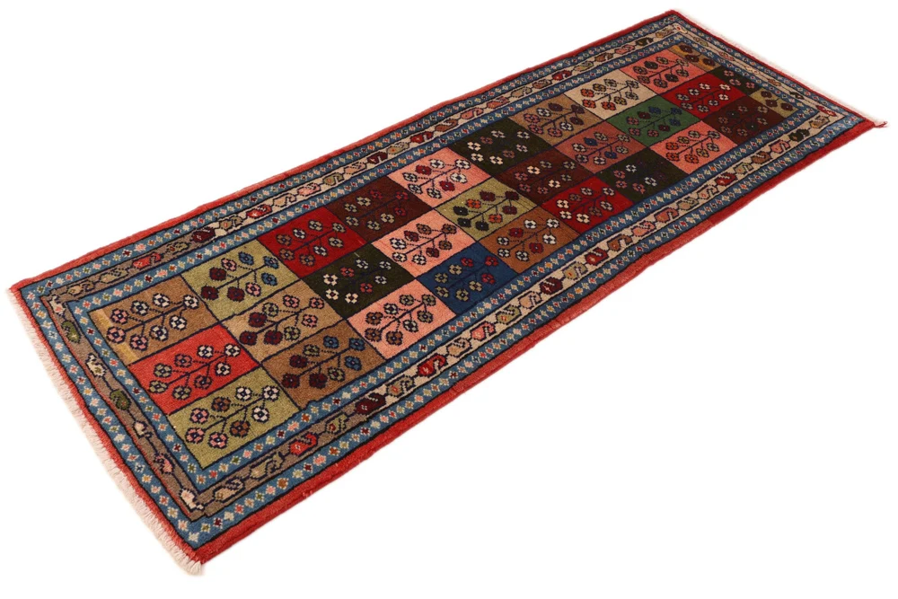 Løper Persisk teppe - klassisk - 185 x 65 cm - flerfarget